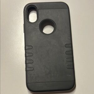 Black Protective Phone Case- iPhone Xr